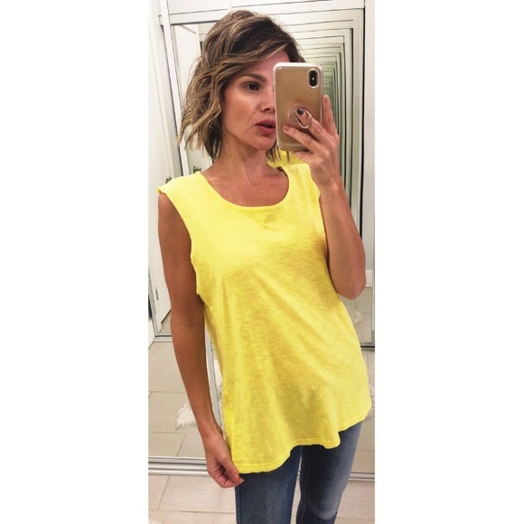 Ba & sh Yellow Muscle Tank - Picture 11 of 14